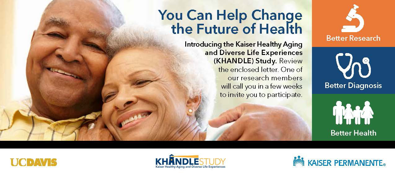 elderly african american couple on ad for KHANDLE study